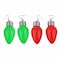 Magic Seasons Magic Seasons Christmas Big Bulb Flashing Earrings Plastic 1 pk 702442 - alternate 3